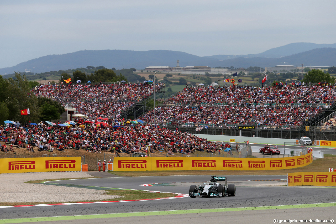 GP SPAGNA, 11.05.2014-  Gara, Nico Rosberg (GER) Mercedes AMG F1 W05