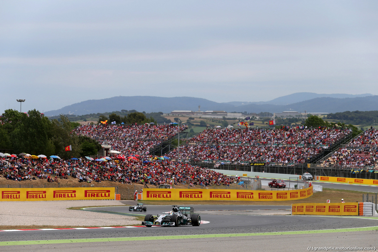 GP SPAGNA, 11.05.2014-  Gara, Lewis Hamilton (GBR) Mercedes AMG F1 W05