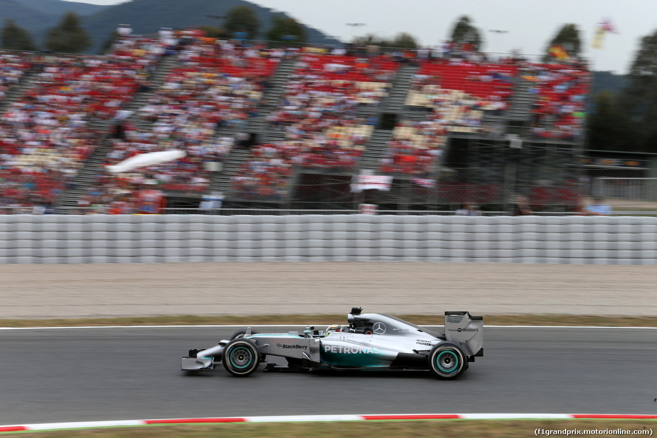 GP SPAGNA, 11.05.2014-  Gara, Lewis Hamilton (GBR) Mercedes AMG F1 W05