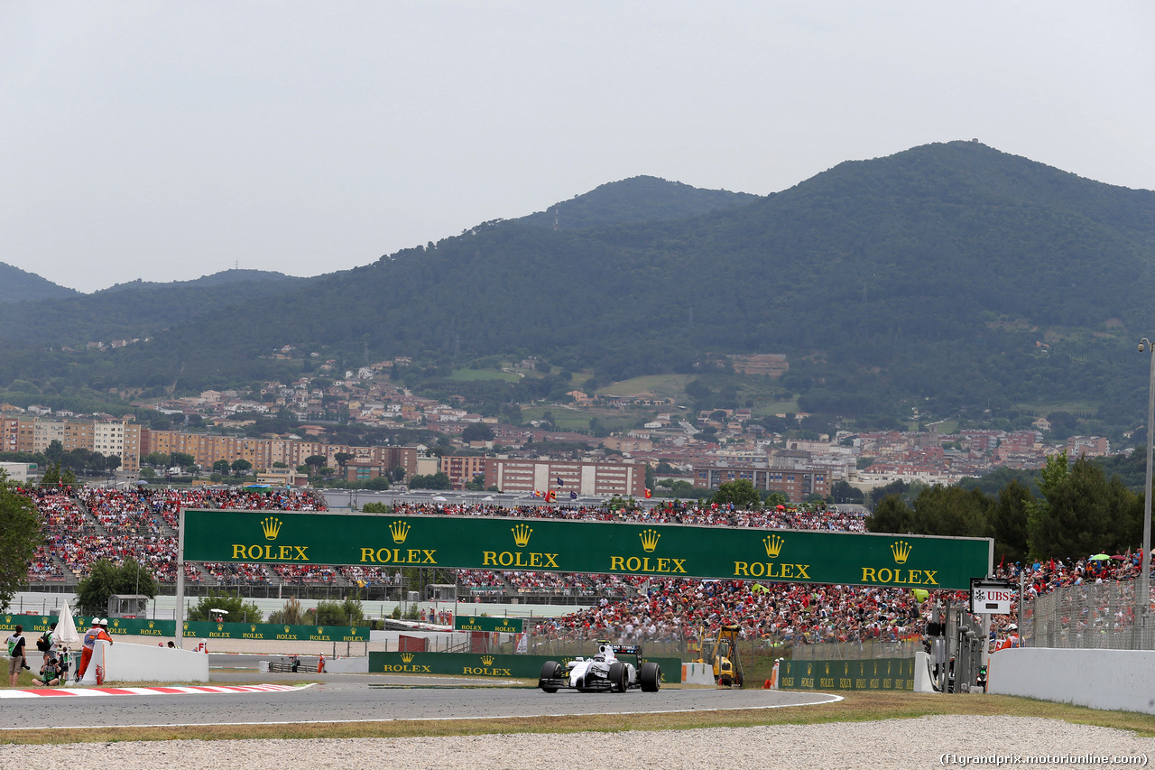 GP SPAGNA, 11.05.2014-  Gara, Valtteri Bottas (FIN) Williams F1 Team FW36