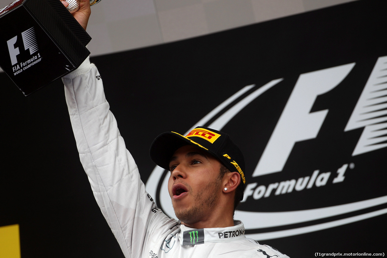 GP SPAGNA, 11.05.2014-  Gara, Lewis Hamilton (GBR) Mercedes AMG F1 W05 vincitore