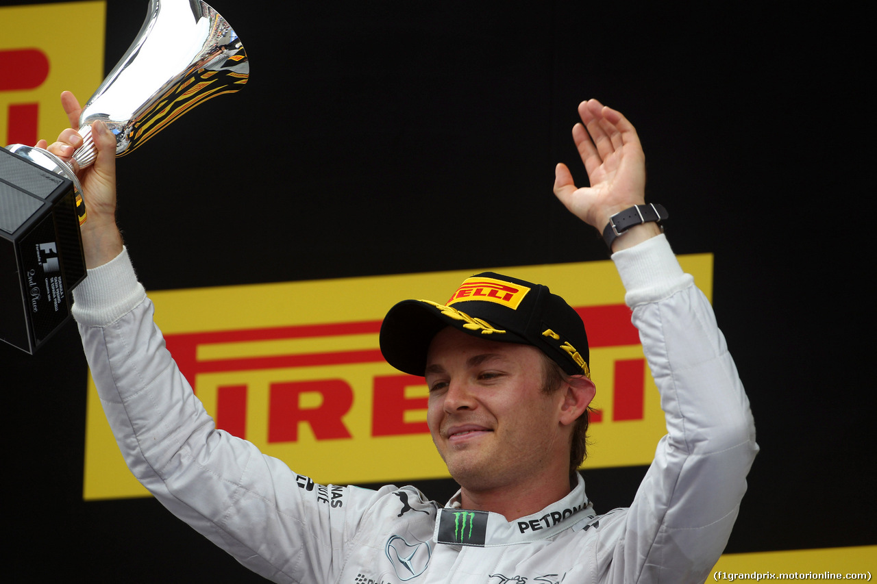 GP SPAGNA, 11.05.2014-  Gara, secondo Nico Rosberg (GER) Mercedes AMG F1 W05