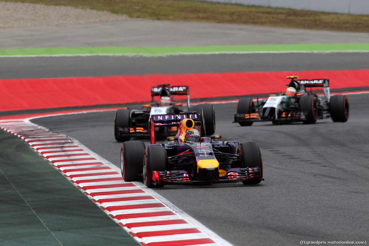 GP SPAGNA, 11.05.2014-  Gara, Sebastian Vettel (GER) Red Bull Racing RB10