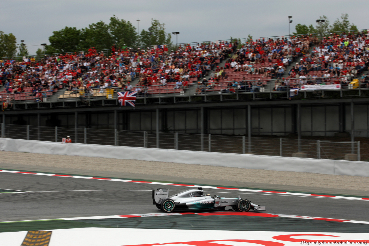 GP SPAGNA, 11.05.2014-  Gara, Lewis Hamilton (GBR) Mercedes AMG F1 W05