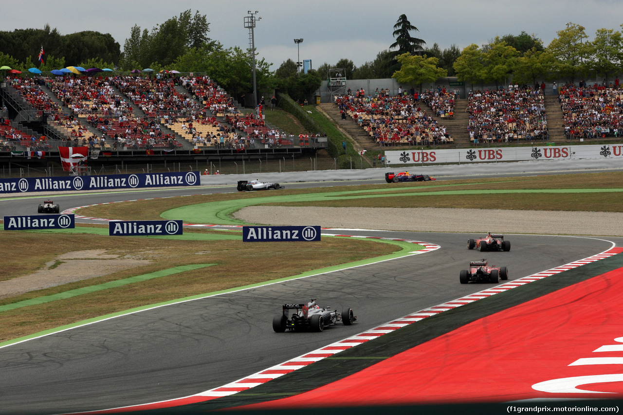 GP SPAGNA, 11.05.2014-  Gara, Jenson Button (GBR) McLaren Mercedes MP4-29