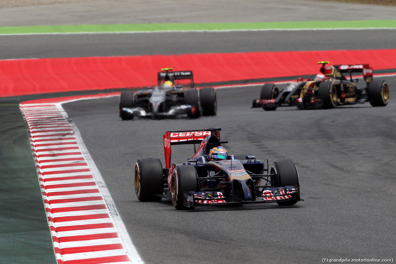 GP SPAGNA, 11.05.2014-  Gara, Jean-Eric Vergne (FRA) Scuderia Toro Rosso STR9