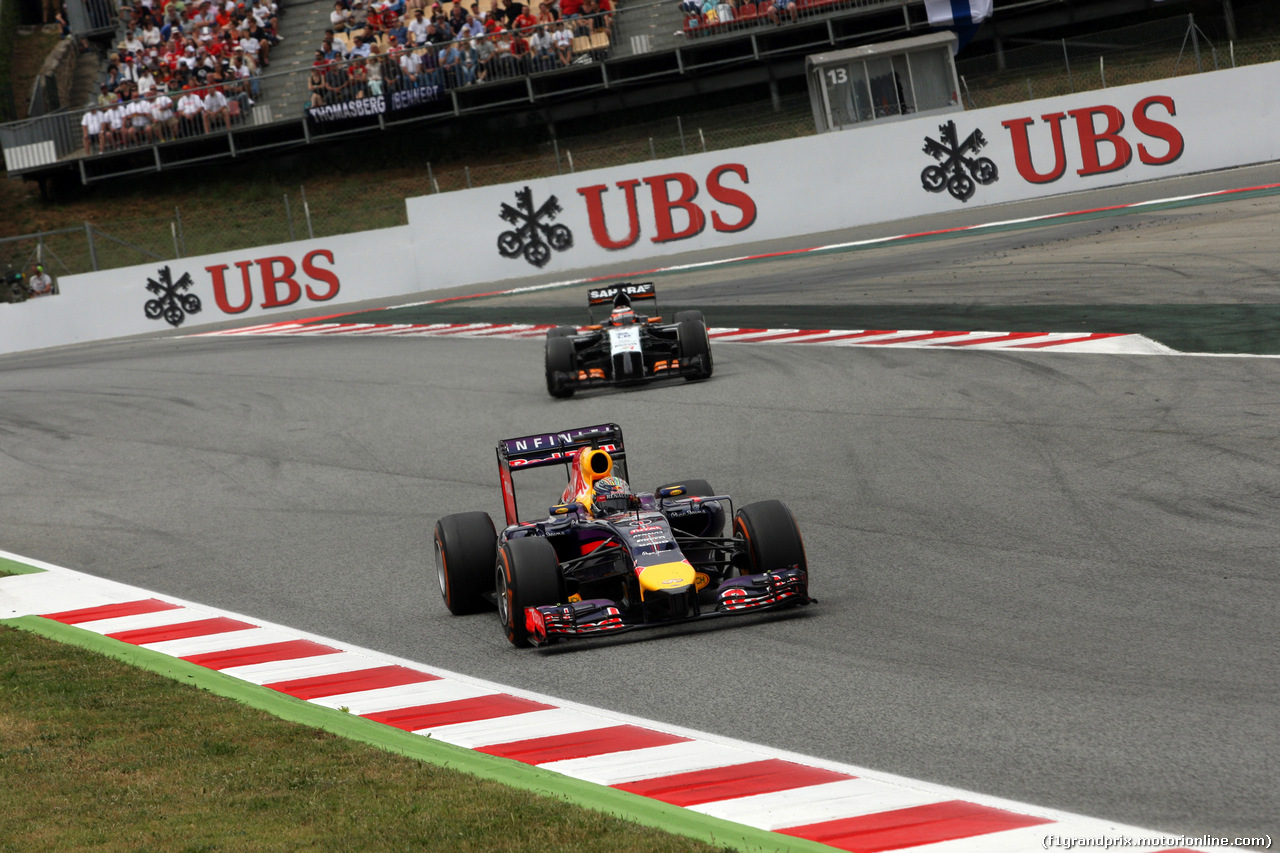 GP SPAGNA, 11.05.2014-  Gara, Sebastian Vettel (GER) Red Bull Racing RB10