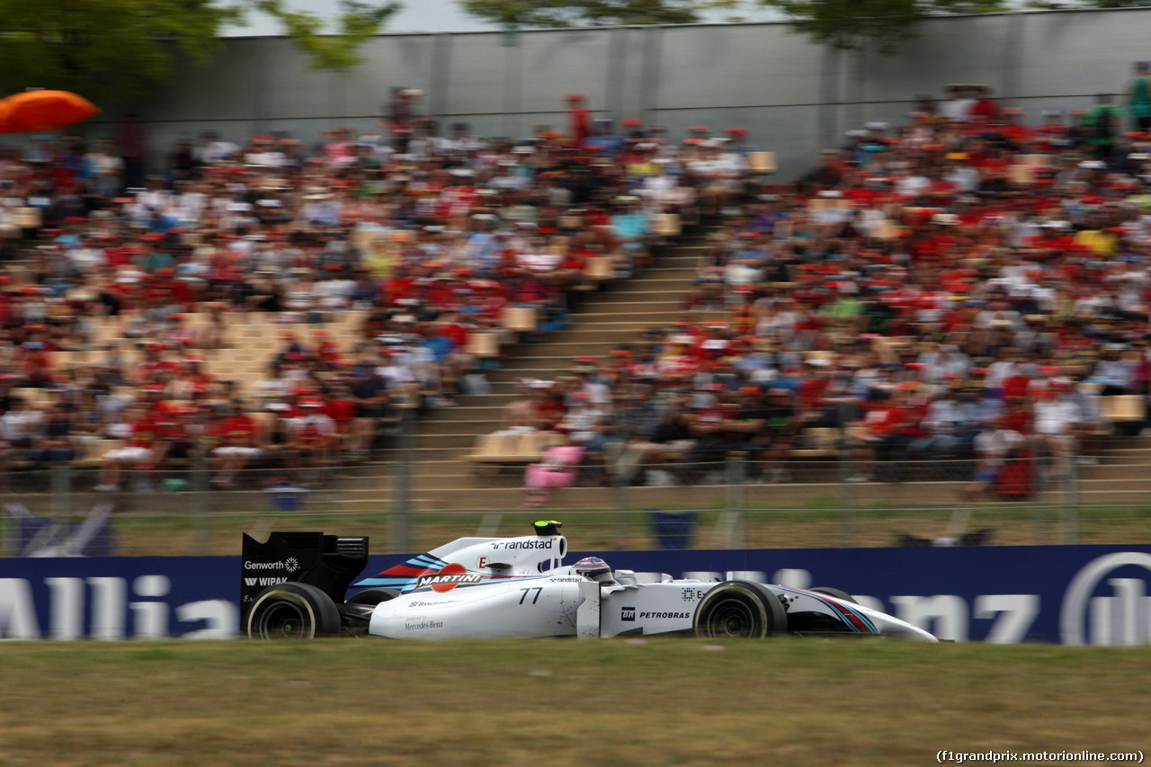 GP SPAGNA, 11.05.2014-  Gara, Valtteri Bottas (FIN) Williams F1 Team FW36