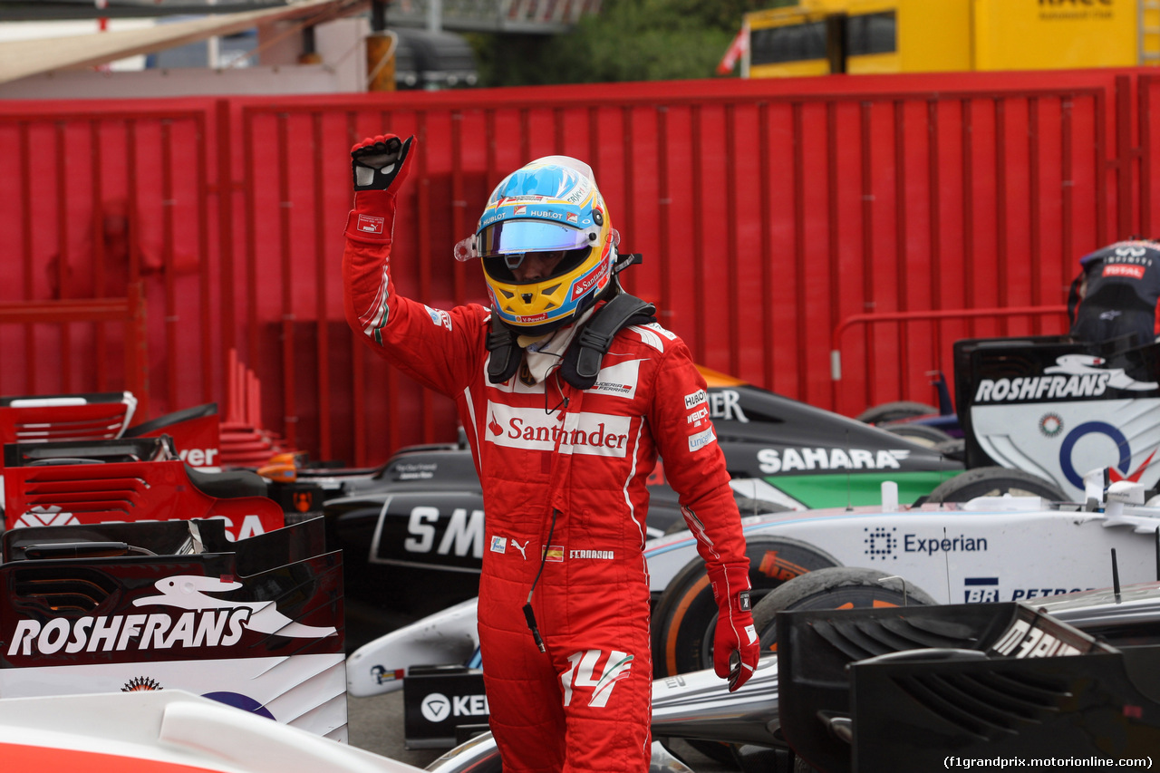 GP SPAGNA, 11.05.2014-  Gara, Fernando Alonso (ESP) Ferrari F14-T