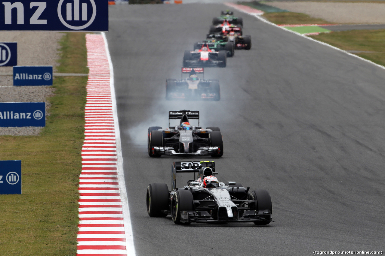 GP SPAGNA, 11.05.2014-  Gara, Kevin Magnussen (DEN) McLaren Mercedes MP4-29