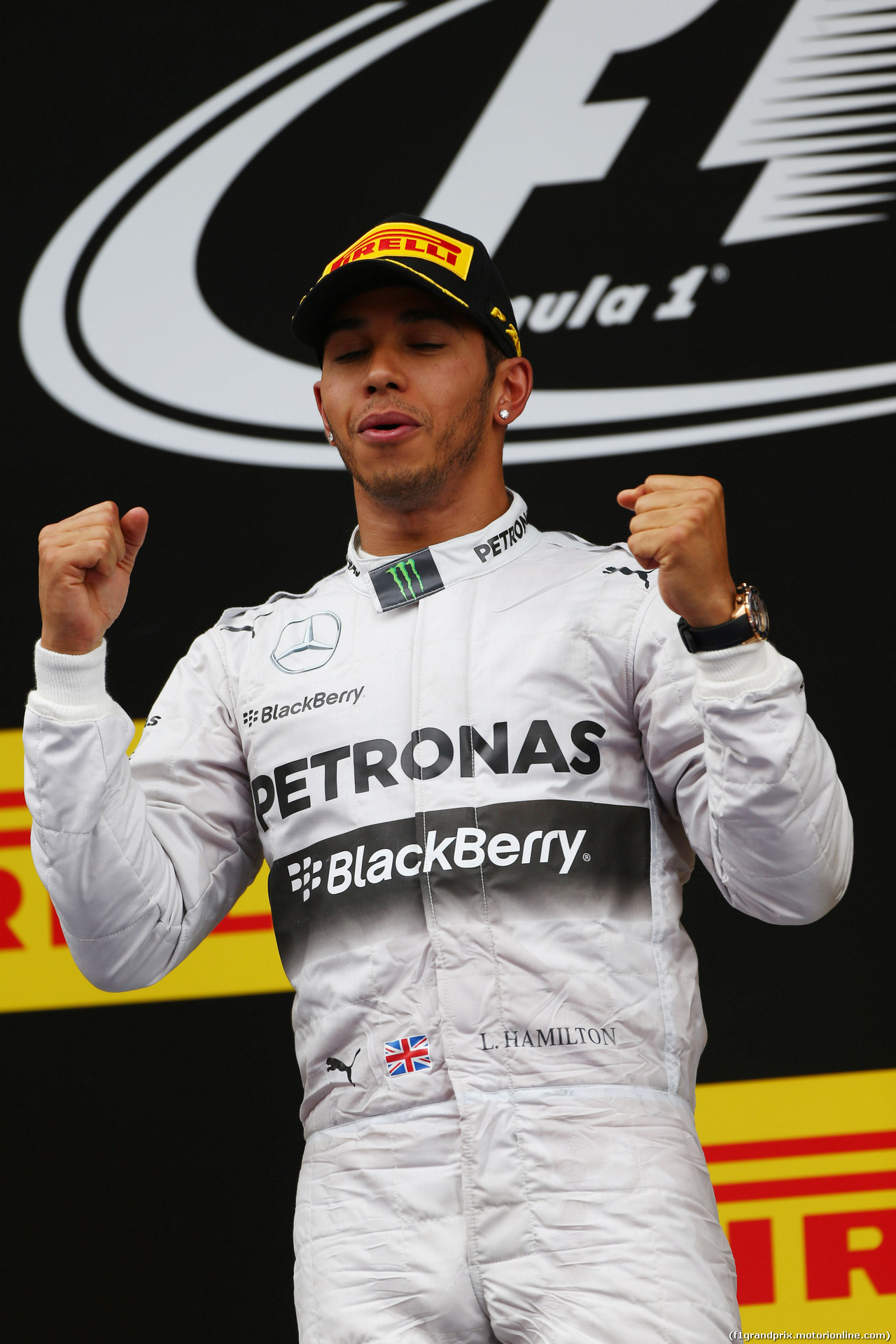 GP SPAGNA, 11.05.2014-  Gara, Lewis Hamilton (GBR) Mercedes AMG F1 W05vincitore