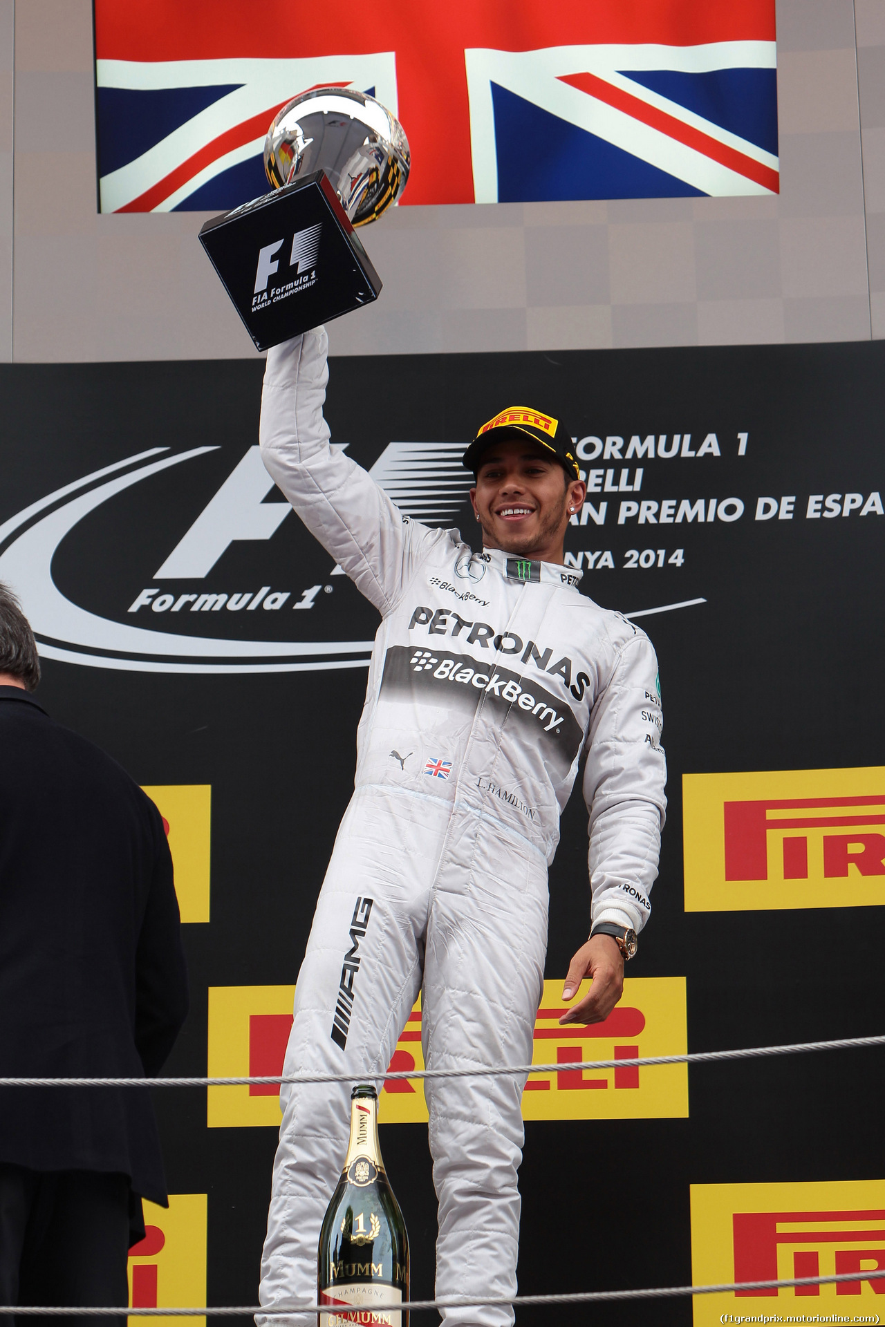 GP SPAGNA, 11.05.2014-  Gara, 1st position Lewis Hamilton (GBR) Mercedes AMG F1 W05g RB10