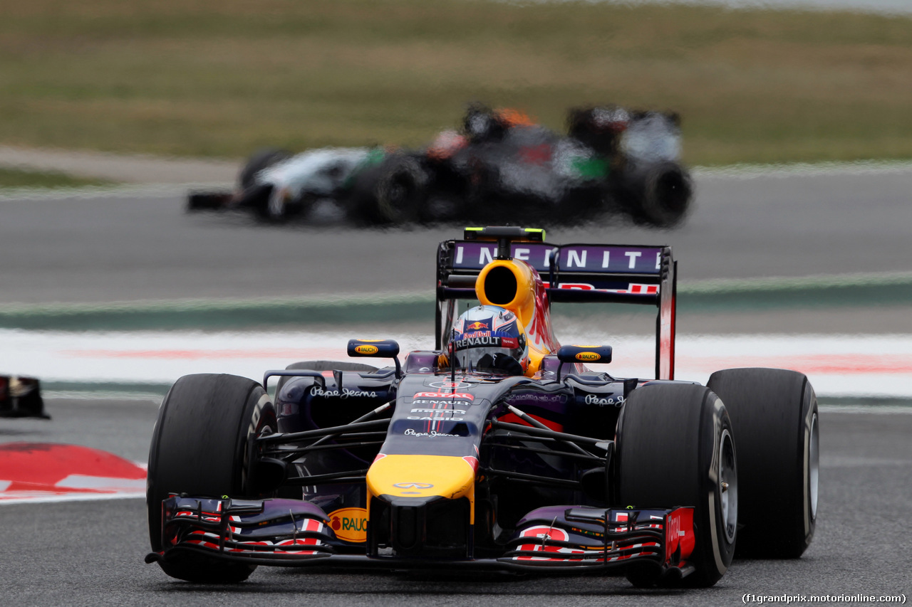 GP SPAGNA, 11.05.2014-  Gara, Daniel Ricciardo (AUS) Red Bull Racing RB10