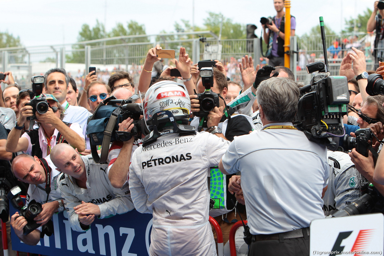 GP SPAGNA, 11.05.2014-  Gara, Lewis Hamilton (GBR) Mercedes AMG F1 W05 vincitore