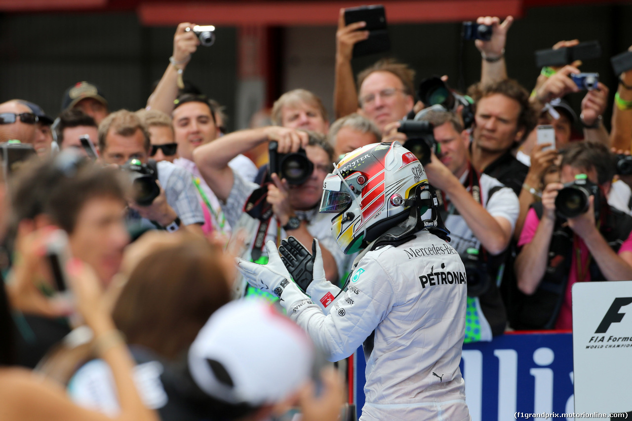 GP SPAGNA, 11.05.2014-  Gara, Lewis Hamilton (GBR) Mercedes AMG F1 W05 vincitore