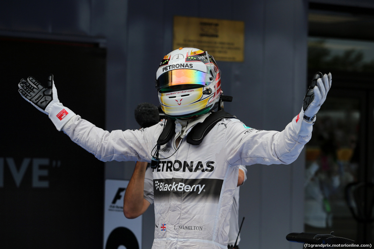 GP SPAGNA, 11.05.2014-  Gara, Lewis Hamilton (GBR) Mercedes AMG F1 W05 vincitore