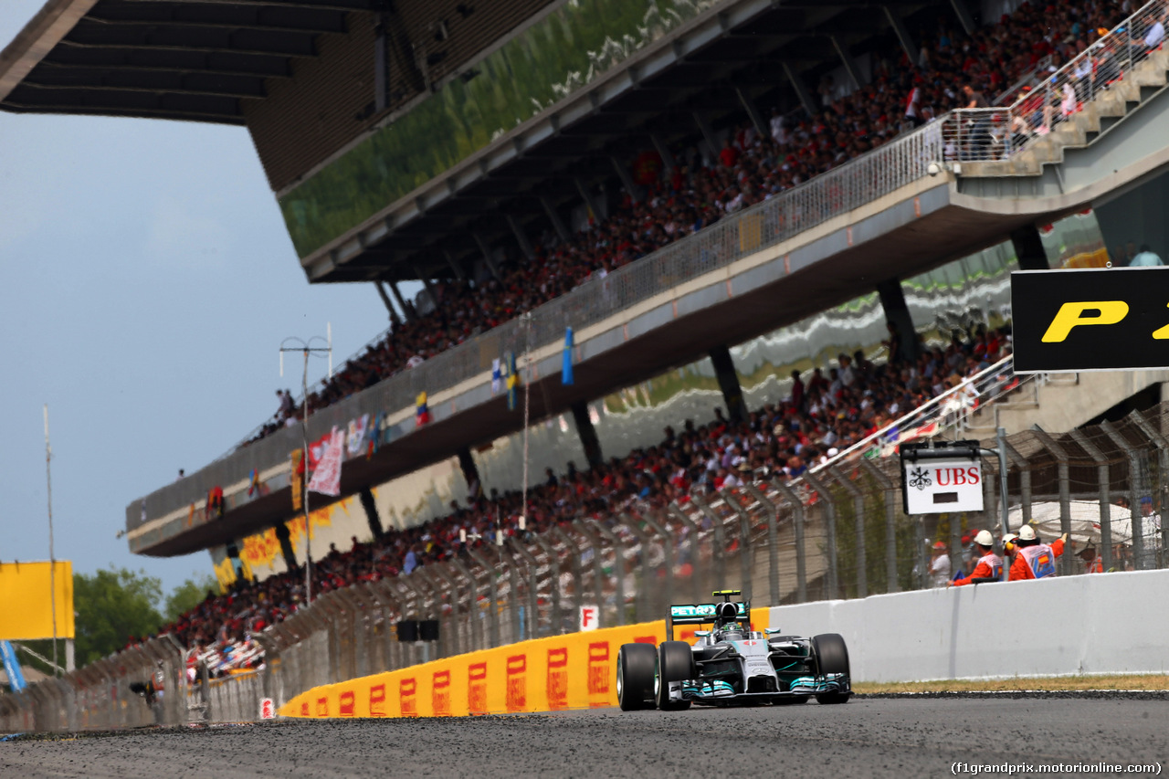 GP SPAGNA, 11.05.2014-  Gara, Nico Rosberg (GER) Mercedes AMG F1 W05
