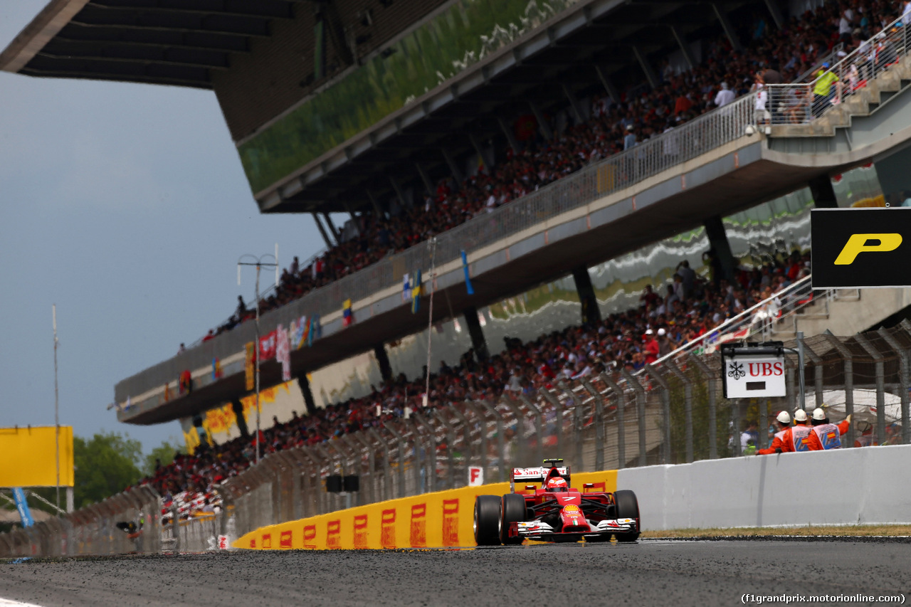 GP SPAGNA, 11.05.2014-  Gara, Kimi Raikkonen (FIN) Ferrari F14-T