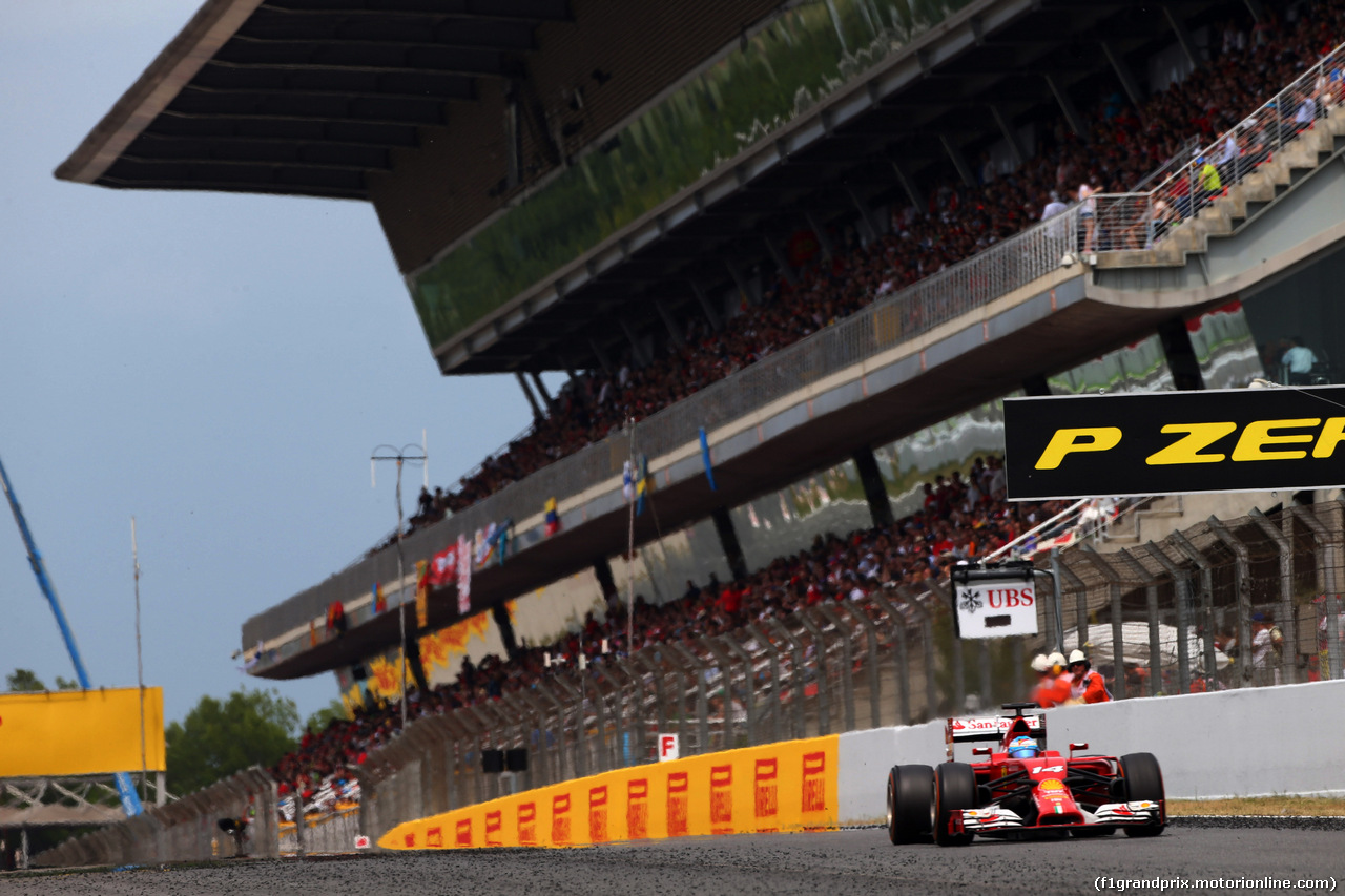 GP SPAGNA, 11.05.2014-  Gara, Fernando Alonso (ESP) Ferrari F14-T