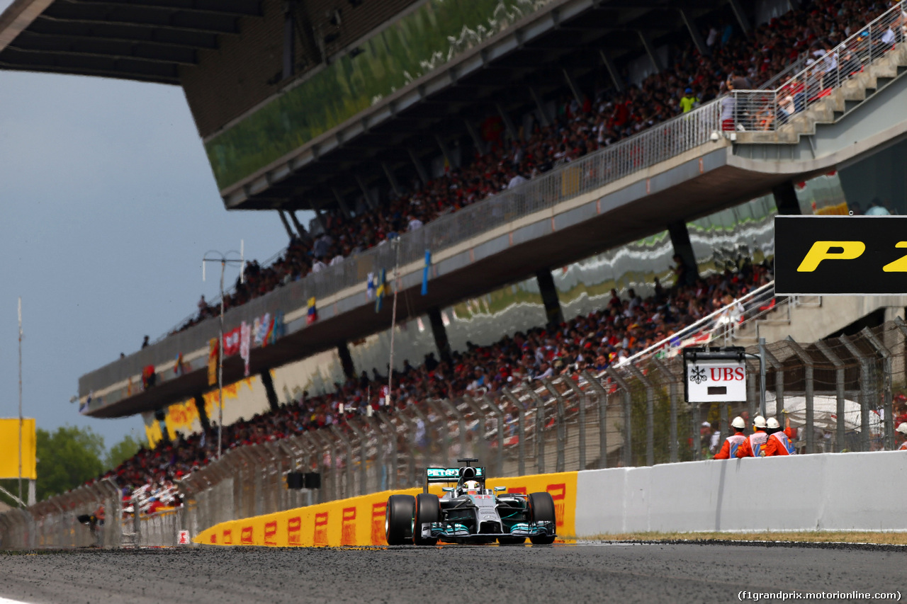 GP SPAGNA, 11.05.2014-  Gara, Lewis Hamilton (GBR) Mercedes AMG F1 W05