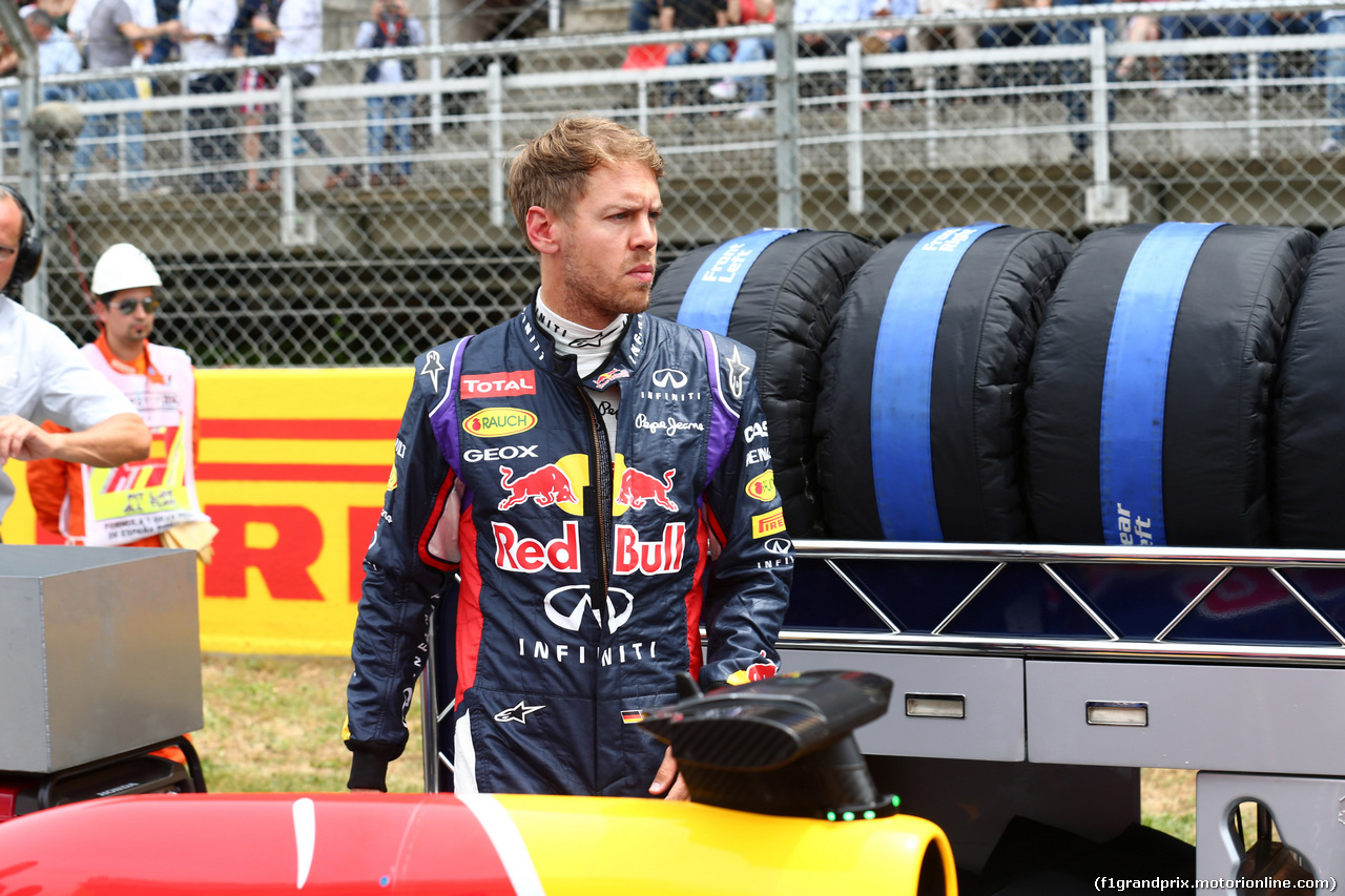 GP SPAGNA, 11.05.2014-  Gara, Sebastian Vettel (GER) Red Bull Racing RB10