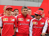 GP SPAGNA, 11.05.2014- Kimi Raikkonen (FIN) Ferrari F14-T, Marco Mattiacci (ITA) Team Principal, Ferrari e Fernando Alonso (ESP) Ferrari F14-T