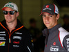 GP SPAGNA, 11.05.2014- Nico Hulkenberg (GER) Sahara Force India F1 VJM07 e Esteban Gutierrez (MEX), Sauber F1 Team C33