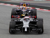 GP SPAGNA, 11.05.2014-  Gara, Jenson Button (GBR) McLaren Mercedes MP4-29 davanti a Sebastian Vettel (GER) Red Bull Racing RB10