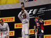 GP SPAGNA, 11.05.2014-  Gara, 1st position Lewis Hamilton (GBR) Mercedes AMG F1 W05, secondo Nico Rosberg (GER) Mercedes AMG F1 W05 e terzo Daniel Ricciardo (AUS) Red Bull Racing RB10