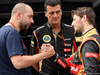 GP SPAGNA, 11.05.2014-  Gara, (L-R) Gerard Lopez (FRA), Federico Gastaldi (ARG) Lotus F1 Team Deputy Team PrincipalRomain Grosjean (FRA) Lotus F1 Team E22