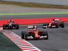GP SPAGNA, 11.05.2014-  Gara, Kimi Raikkonen (FIN) Ferrari F14-T davanti a Romain Grosjean (FRA) Lotus F1 Team E22 e Fernando Alonso (ESP) Ferrari F14-T
