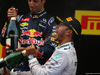 GP SPAGNA, 11.05.2014-  Gara, terzo Daniel Ricciardo (AUS) Red Bull Racing RB10 e Lewis Hamilton (GBR) Mercedes AMG F1 W05 vincitore