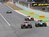 GP SPAGNA, 11.05.2014-  Gara, Pastor Maldonado (VEN) Lotus F1 Team E22 e Kamui Kobayashi (JAP) Caterham F1 Team CT-04