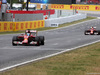 GP SPAGNA, 11.05.2014-  Gara, Fernando Alonso (ESP) Ferrari F14-T davanti a Kimi Raikkonen (FIN) Ferrari F14-T