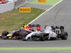 GP SPAGNA, 11.05.2014-  Gara, Daniel Ricciardo (AUS) Red Bull Racing RB10 e Valtteri Bottas (FIN) Williams F1 Team FW36