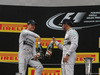 GP SPAGNA, 11.05.2014-  Gara, secondo Nico Rosberg (GER) Mercedes AMG F1 W05 e Lewis Hamilton (GBR) Mercedes AMG F1 W05 vincitore