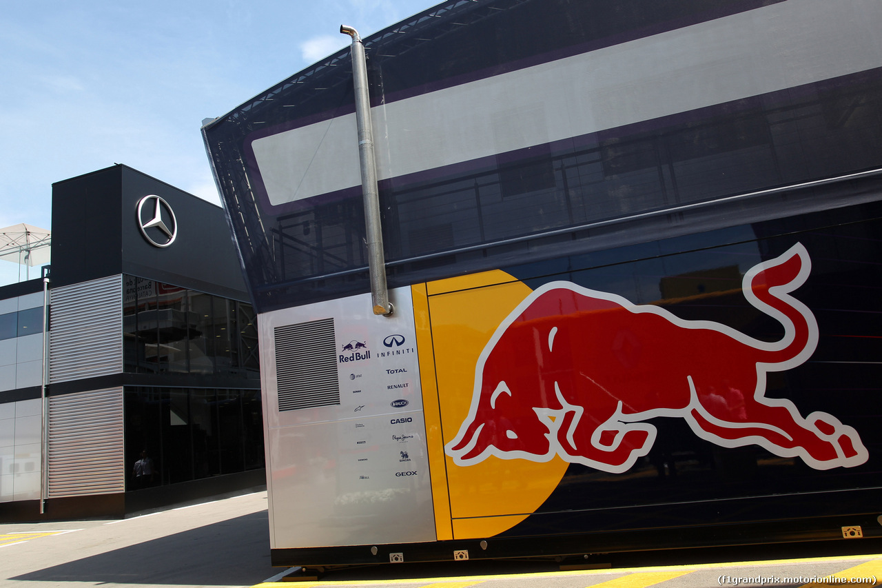 GP SPAGNA, 08.05.2014 - Paddock, Red Bull Hospitality