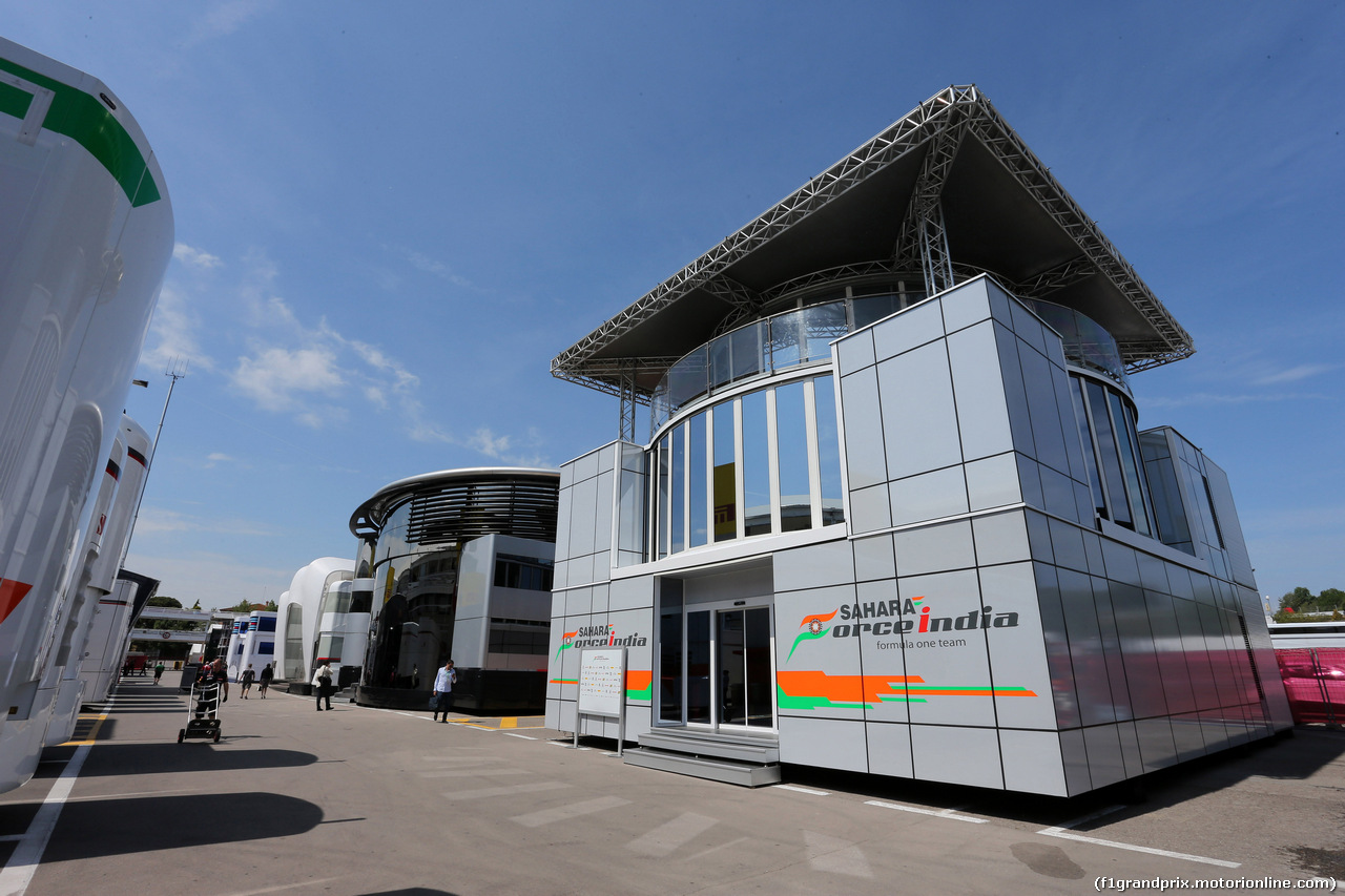GP SPAGNA, 08.05.2014 - Paddock, Force India Hospitality