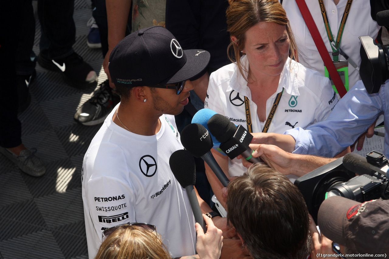 GP SPAGNA, 08.05.2014 - Lewis Hamilton (GBR) Mercedes AMG F1 W05