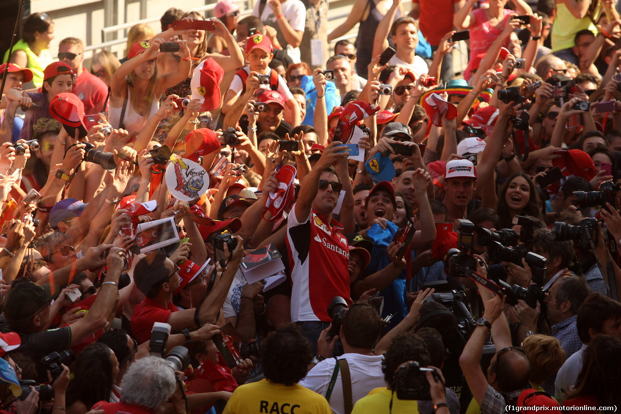 GP SPAGNA, 08.05.2014 - Autograph session, Fernando Alonso (ESP) Ferrari F14-T