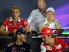 GP SPAGNA, 08.05.2014 - Conferenza Stampa, Sebastian Vettel (GER) Red Bull Racing RB10 e Fernando Alonso (ESP) Ferrari F14-T