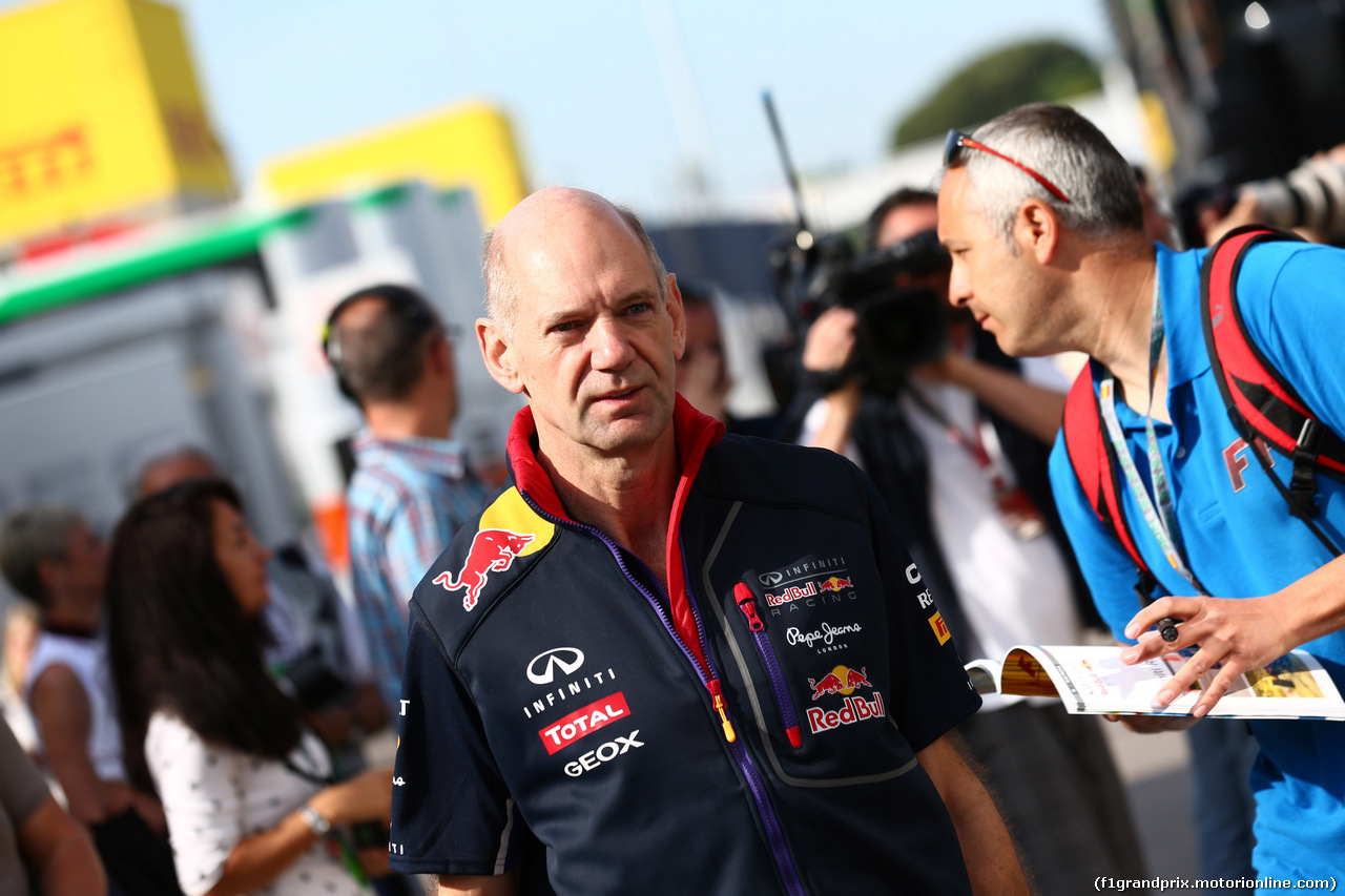 GP SPAGNA, 10.05.2014- Adrian Newey (GBR), Red Bull Racing , Technical Operations Director