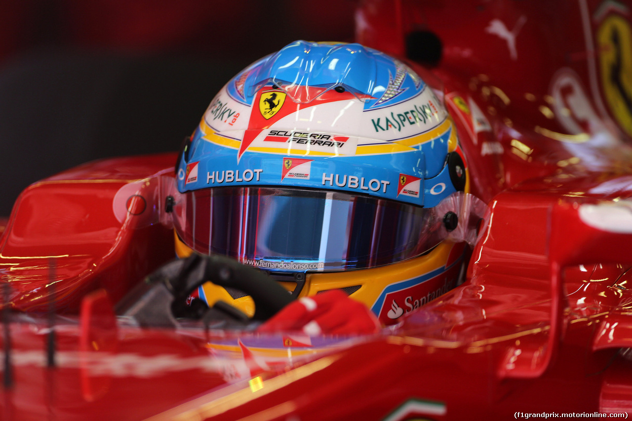 GP SPAGNA, 10.05.2014- Prove Libere 3, Fernando Alonso (ESP) Ferrari F14-T