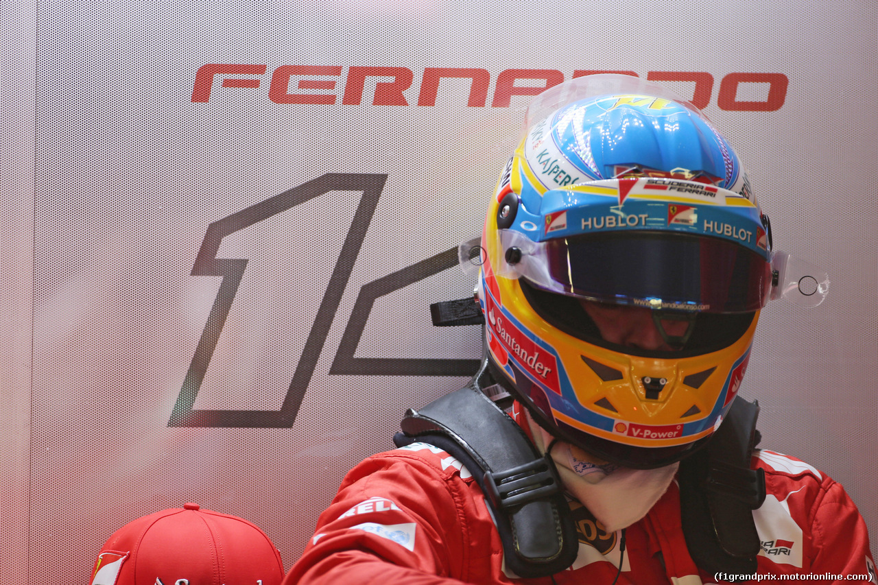 GP SPAGNA, 10.05.2014- Prove Libere 3, Fernando Alonso (ESP) Ferrari F14-T