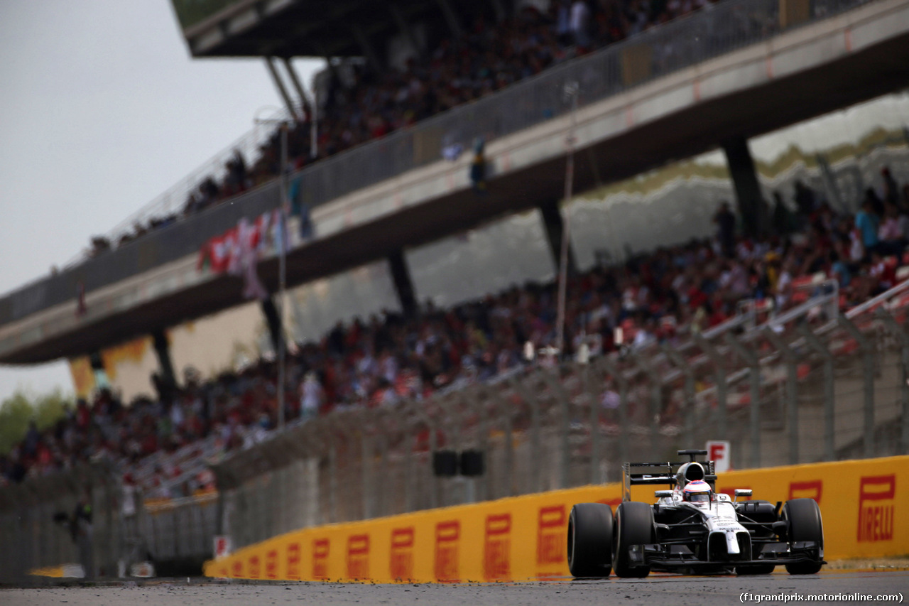 GP SPAGNA, 10.05.2014- Prove Libere 3, Jenson Button (GBR) McLaren Mercedes MP4-29