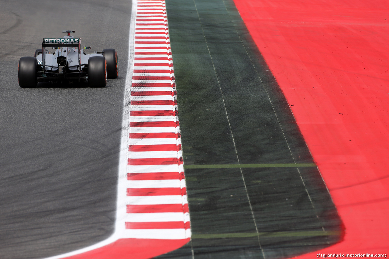 GP SPAGNA, 10.05.2014- Prove Libere 3, Lewis Hamilton (GBR) Mercedes AMG F1 W05