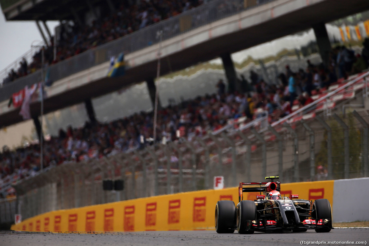 GP SPAGNA, 10.05.2014- Prove Libere 3, Pastor Maldonado (VEN) Lotus F1 Team E22