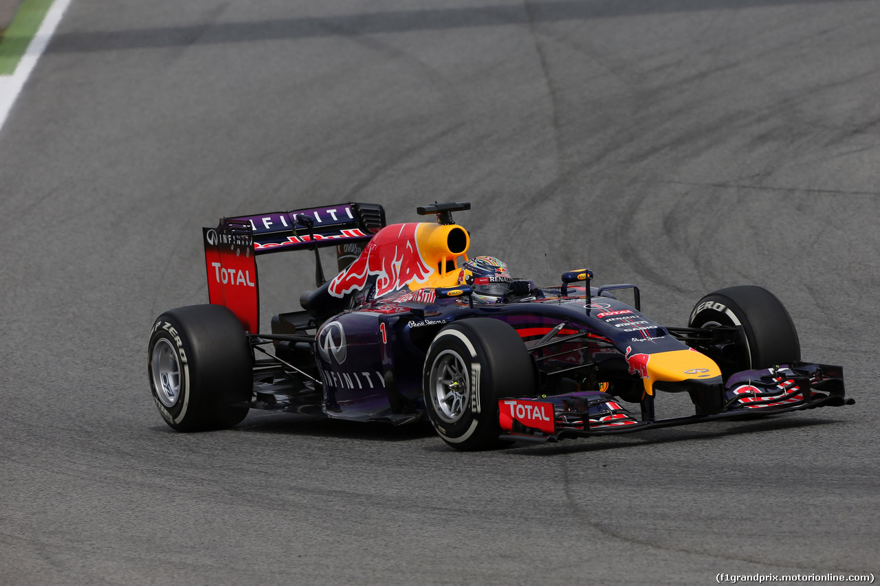 GP SPAGNA, 10.05.2014- Prove Libere 3, Sebastian Vettel (GER) Red Bull Racing RB10