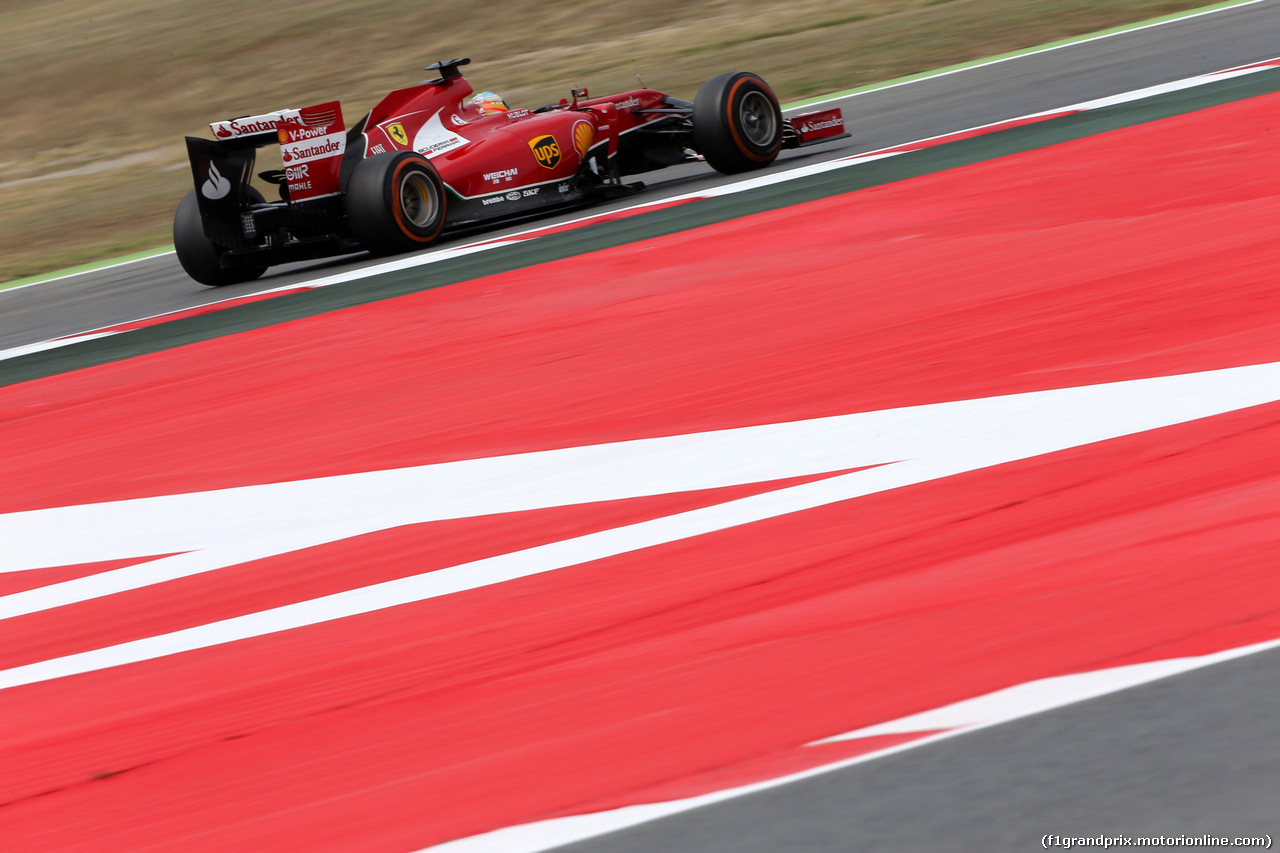 GP SPAGNA, 10.05.2014- Prove Libere 3, Fernando Alonso (ESP) Ferrari F14-T