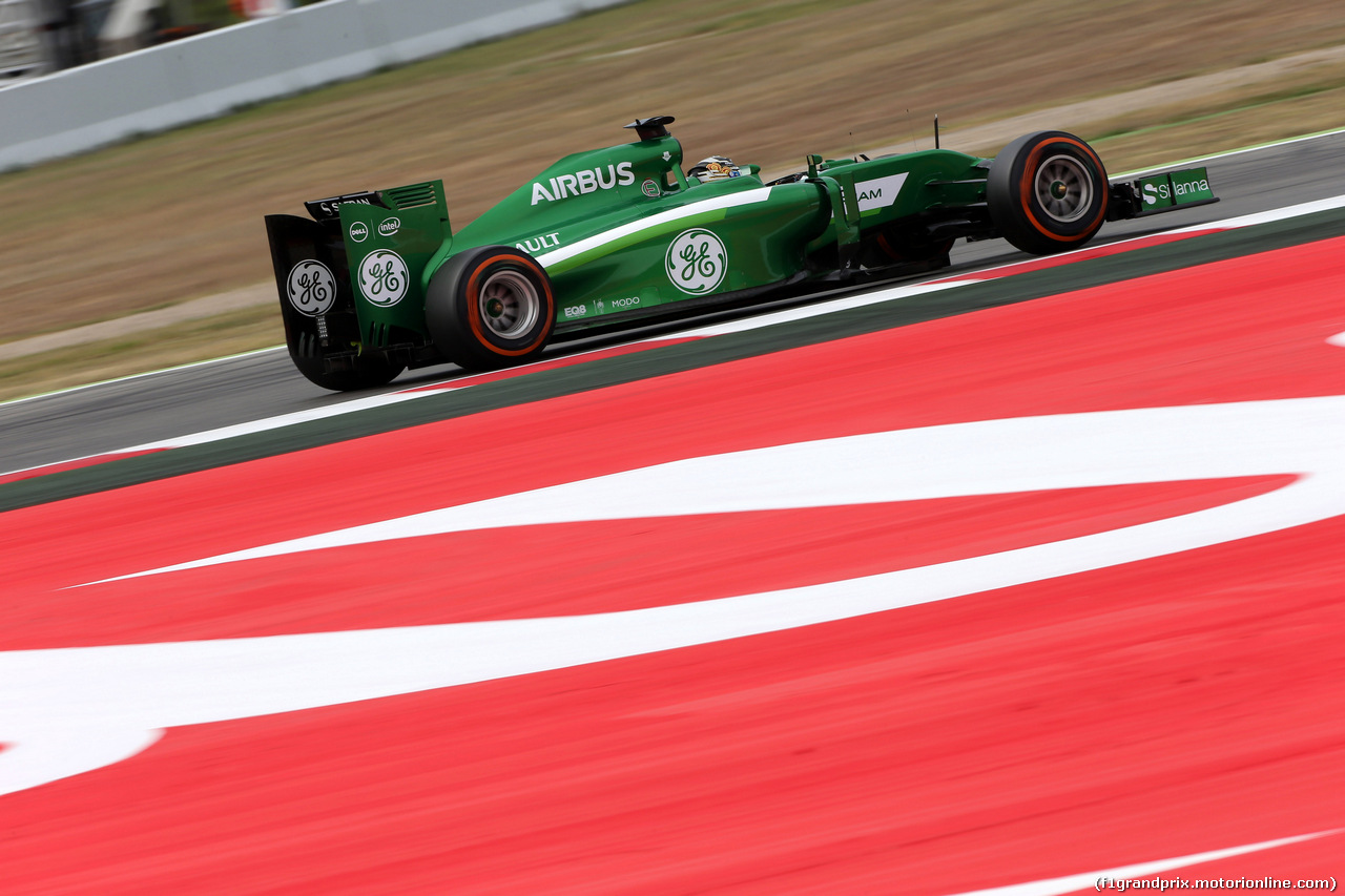 GP SPAGNA, 10.05.2014- Prove Libere 3, Kamui Kobayashi (JAP) Caterham F1 Team CT-04